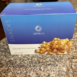 Brand new box of OPTAVIA popcorn